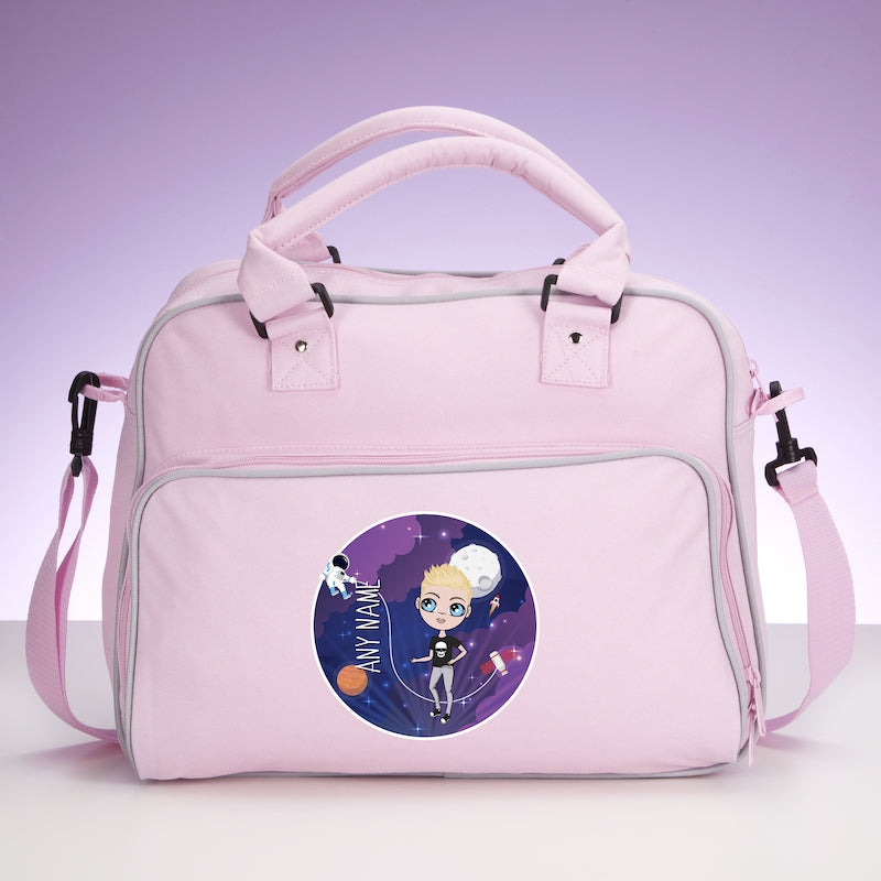 Jnr Boys Personalised Galaxy Travel Bag - Image 5