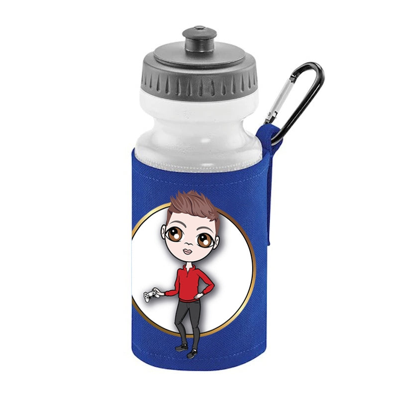 Jnr Boys Personalised Original Water Bottle and Holder - Image 2