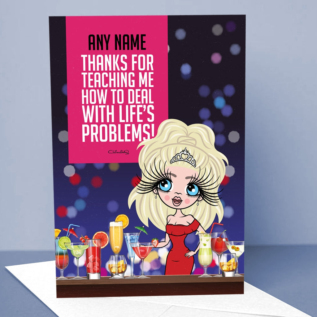 ClaireaBella Personalised Life's Problems Card - Image 1