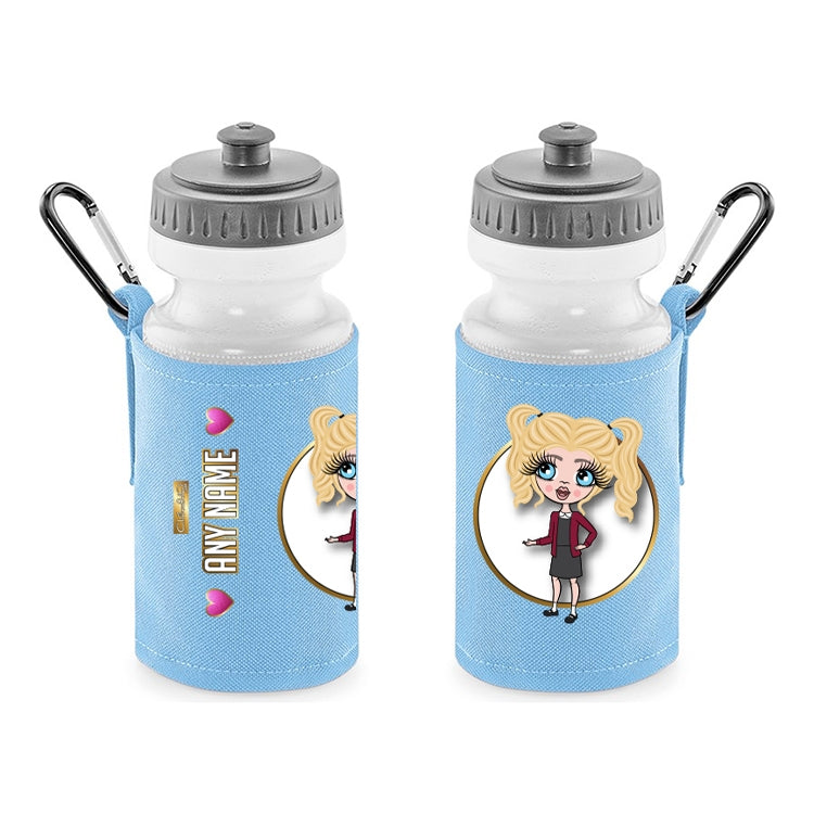 ClaireaBella Girls Personalised Blue Mini Rucksack & Water Bottle Bundle - Image 3