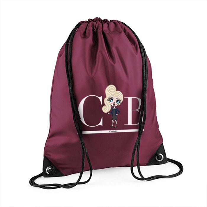 ClaireaBella Girls LUX Initials Kit Bag - Image 1