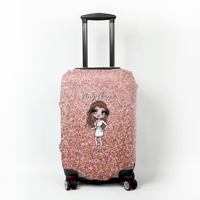 ClaireaBella Glitter Effect Suitcase Cover - Image 5