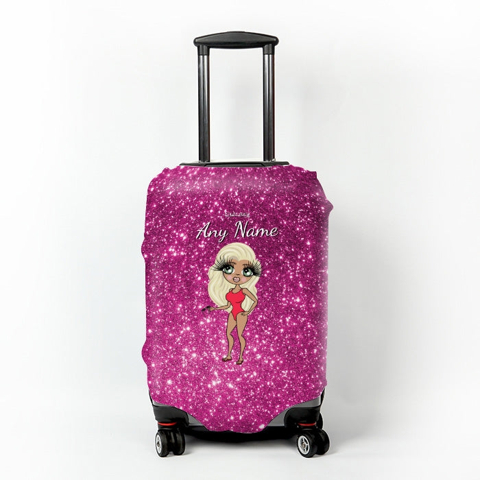 ClaireaBella Glitter Effect Suitcase Cover - Image 1