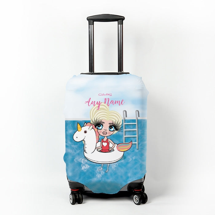 ClaireaBella Girls Unicorn Suitcase Cover - Image 1