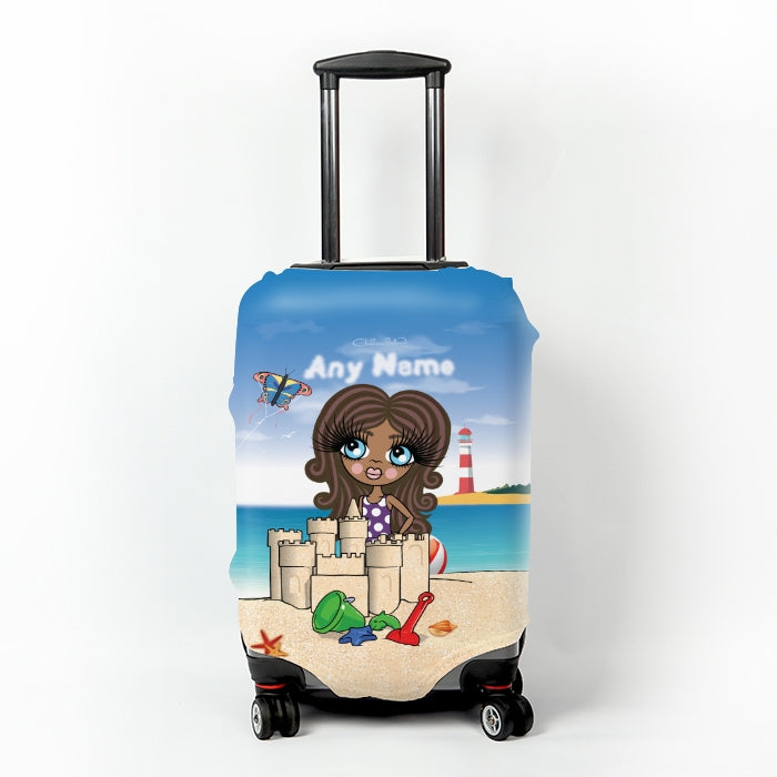 ClaireaBella Girls Suncastle Fun Suitcase Cover - Image 1