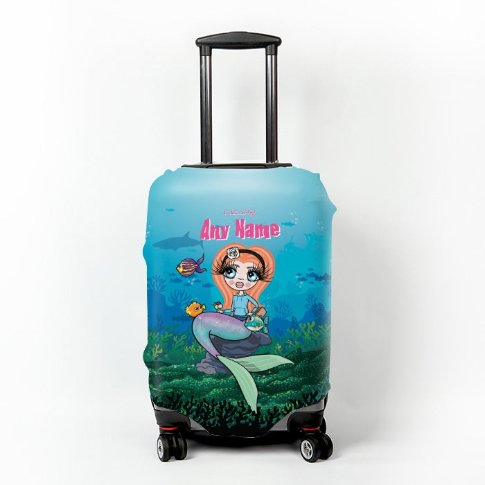 ClaireaBella Girls Mermaid Suitcase Cover - Image 1