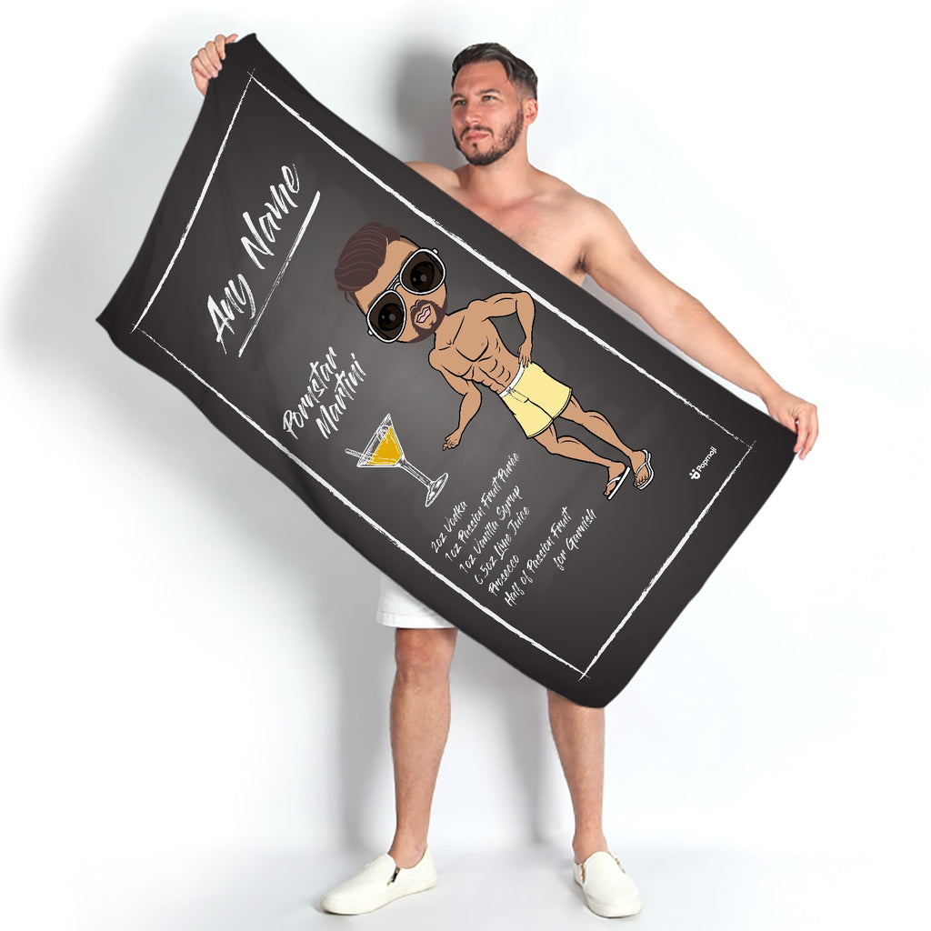 MrCB Pornstar Martini Beach Towel