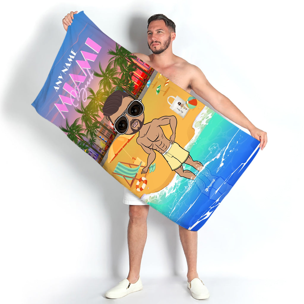 MrCB Miami Beach Towel