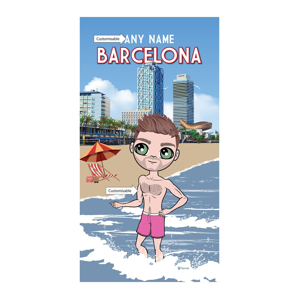 MrCB Barcelona Beach Towel