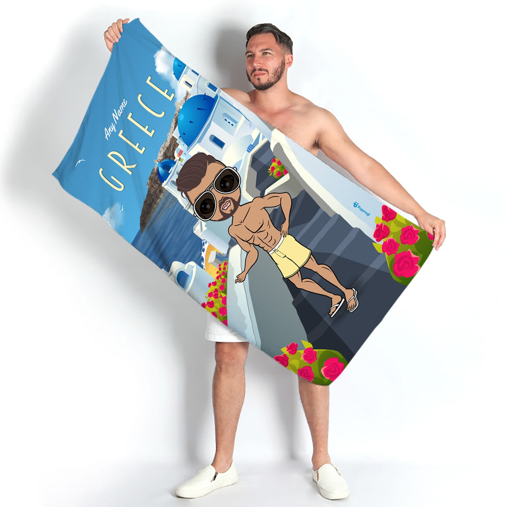 MrCB Greece Beach Towel