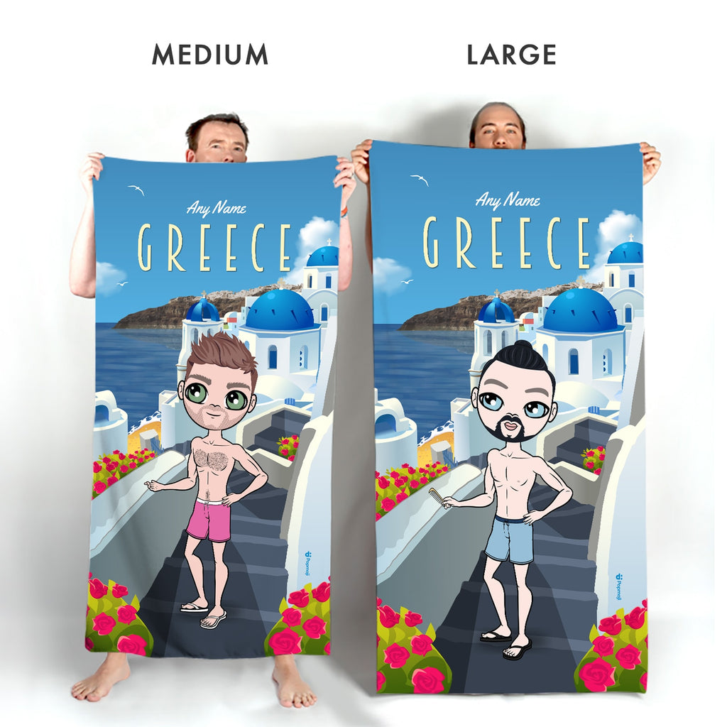 MrCB Greece Beach Towel