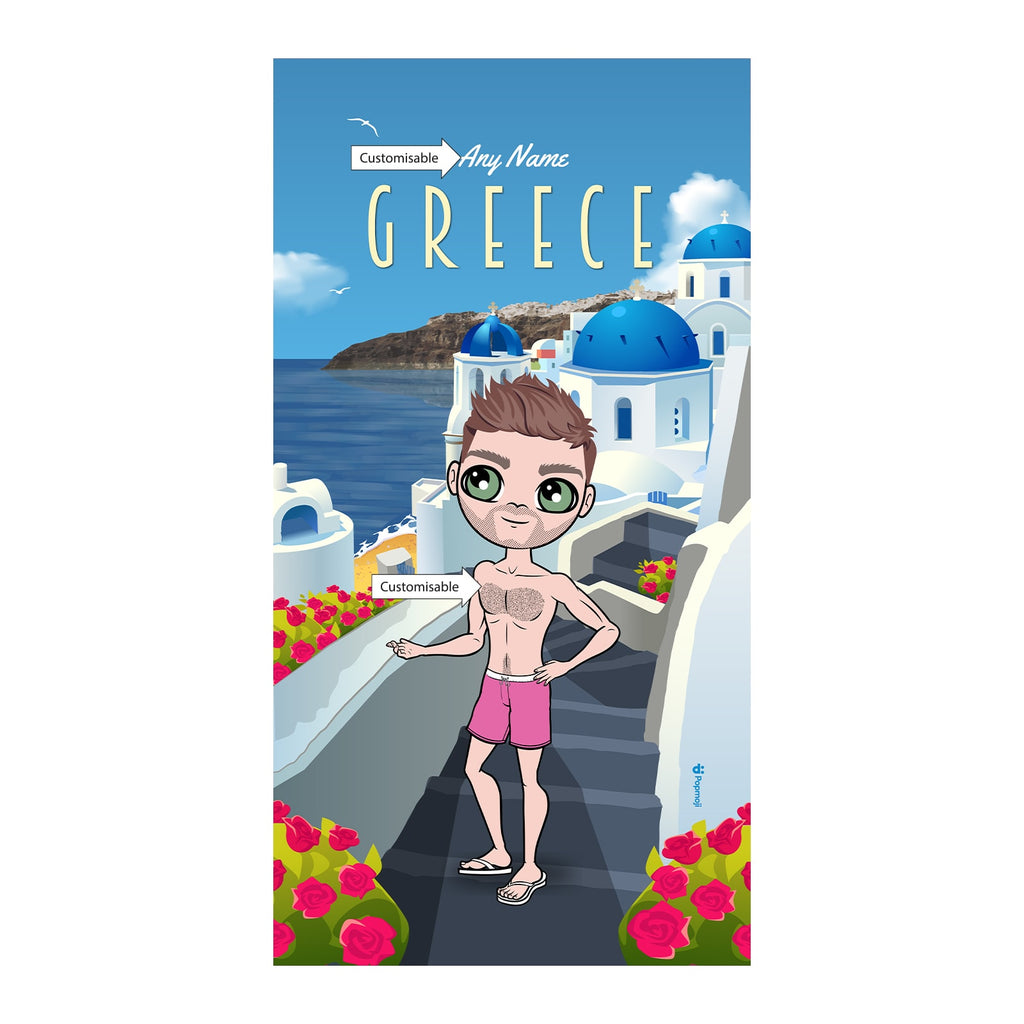 MrCB Greece Beach Towel