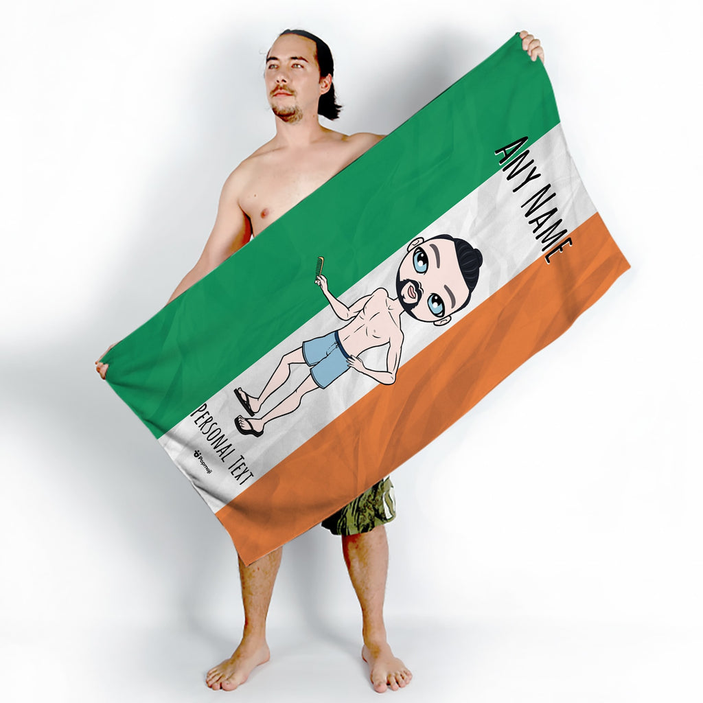 MrCB Irish Flag Beach Towel