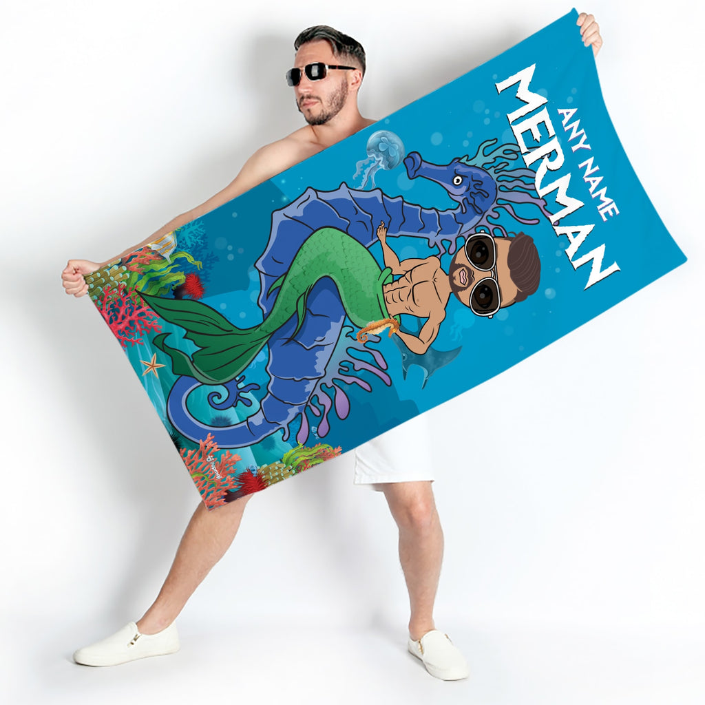MrCB Merman Beach Towel
