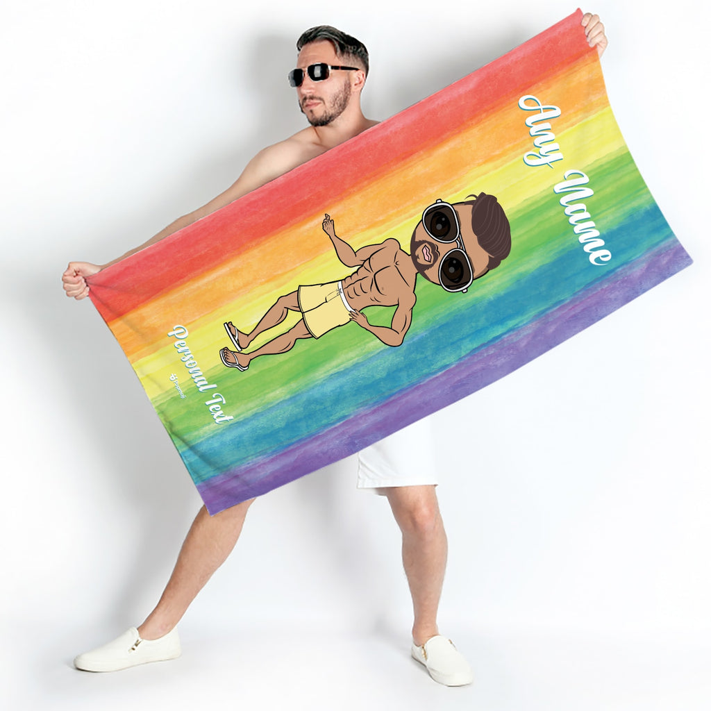 MrCB Rainbow Beach Towel