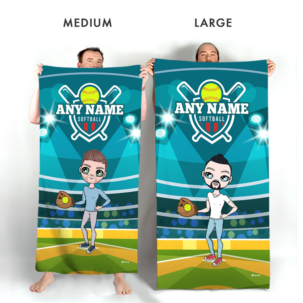 MrCB Softball Beach Towel