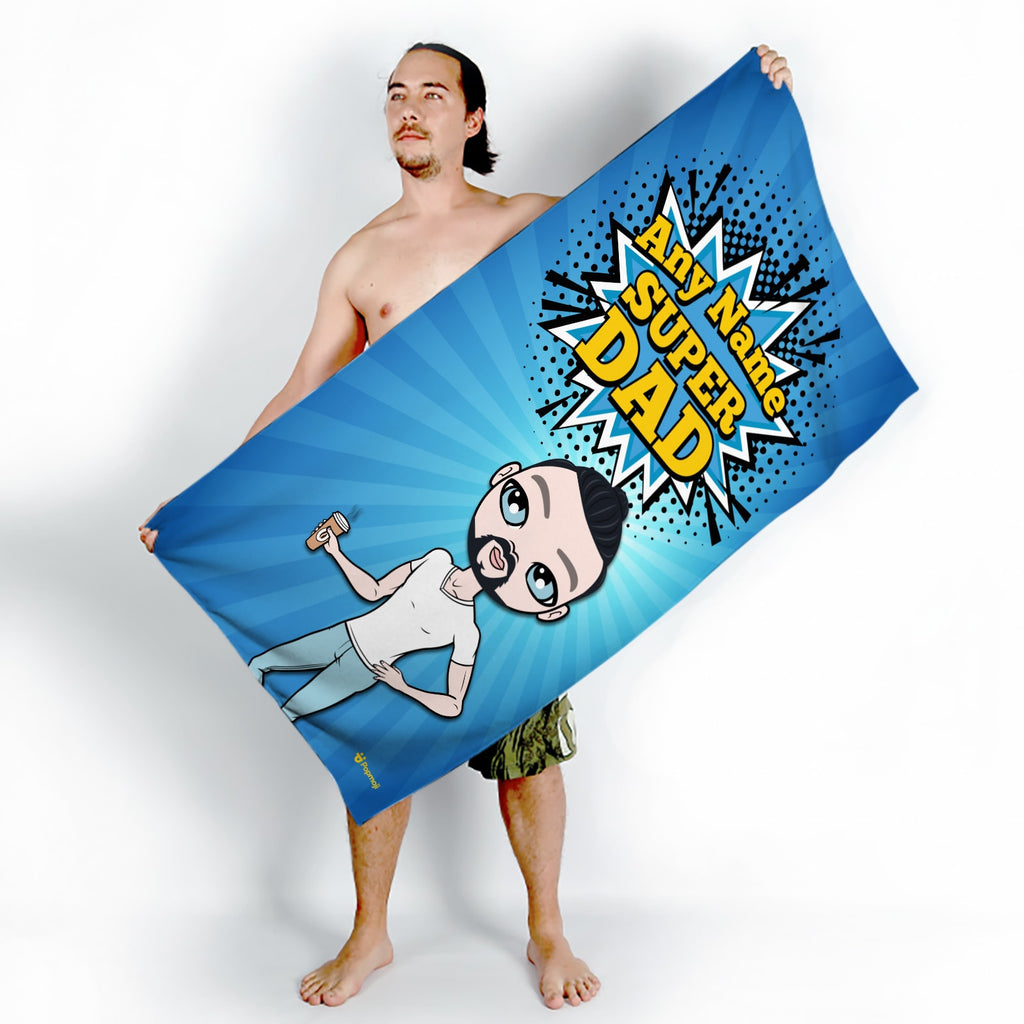 MrCB Super Dad Beach Towel