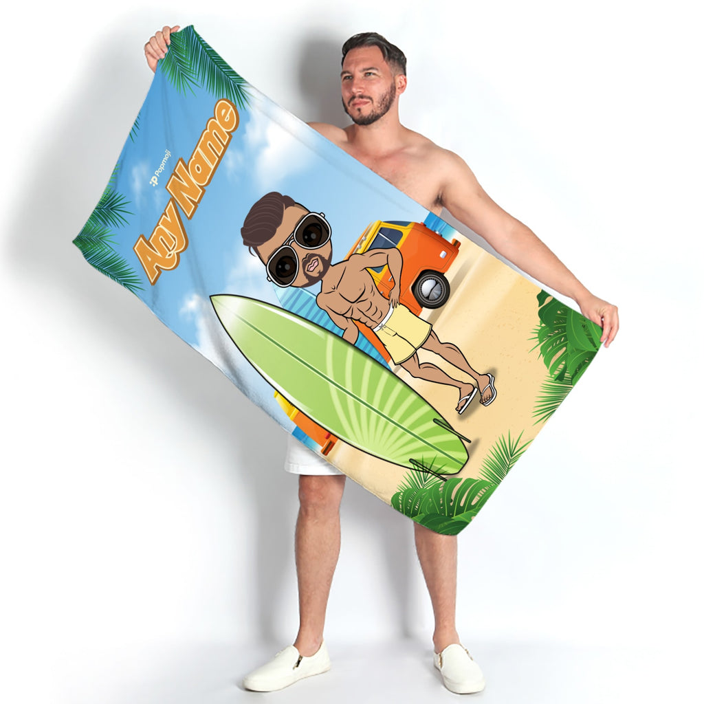 MrCB Surfer Dude Beach Towel