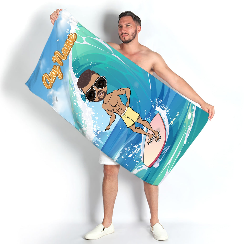 MrCB Surfs Up Beach Towel