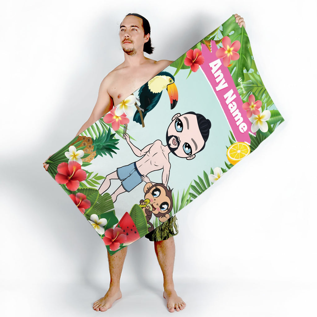 MrCB Tropical Fun Beach Towel