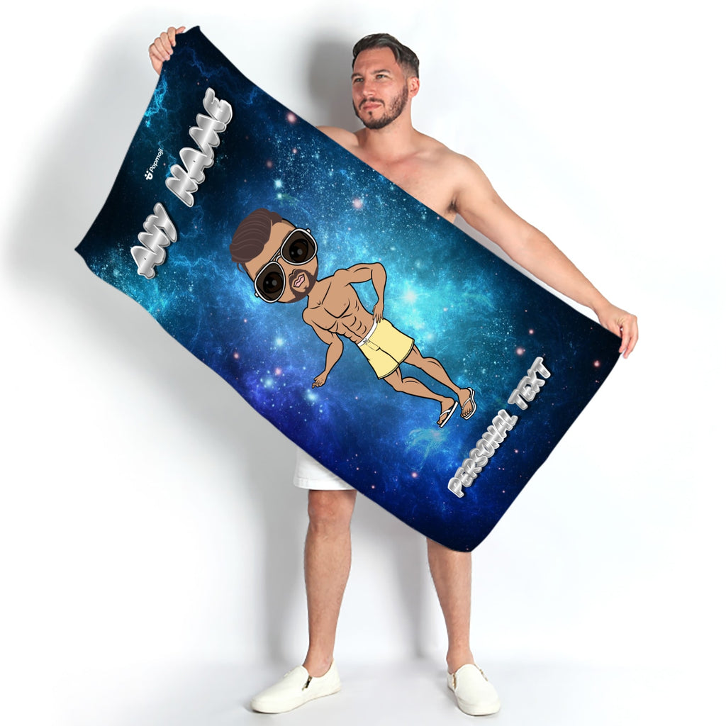 MrCB Universe Beach Towel