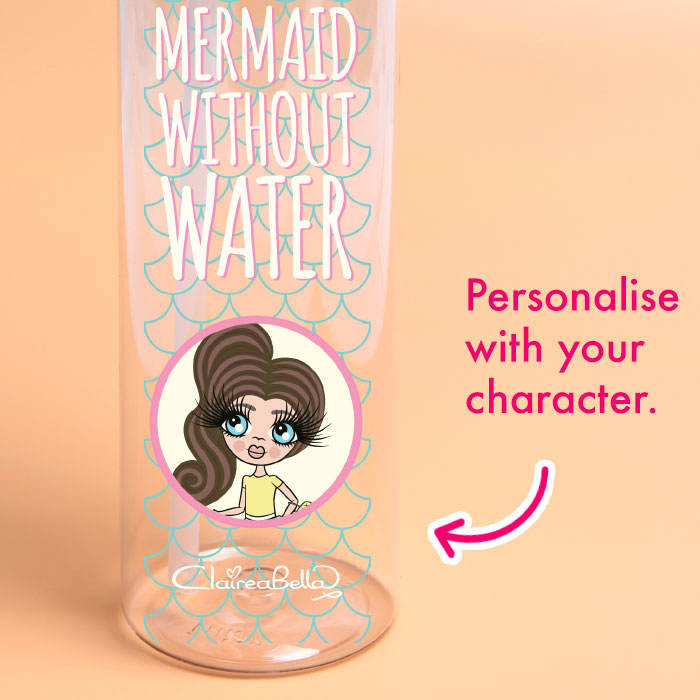 ClaireaBella Girls Mermaid Water Bottle