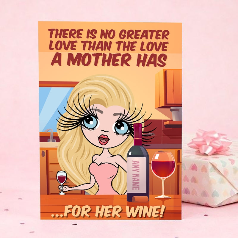 ClaireaBella Personalised Mothers Love Card - Image 1
