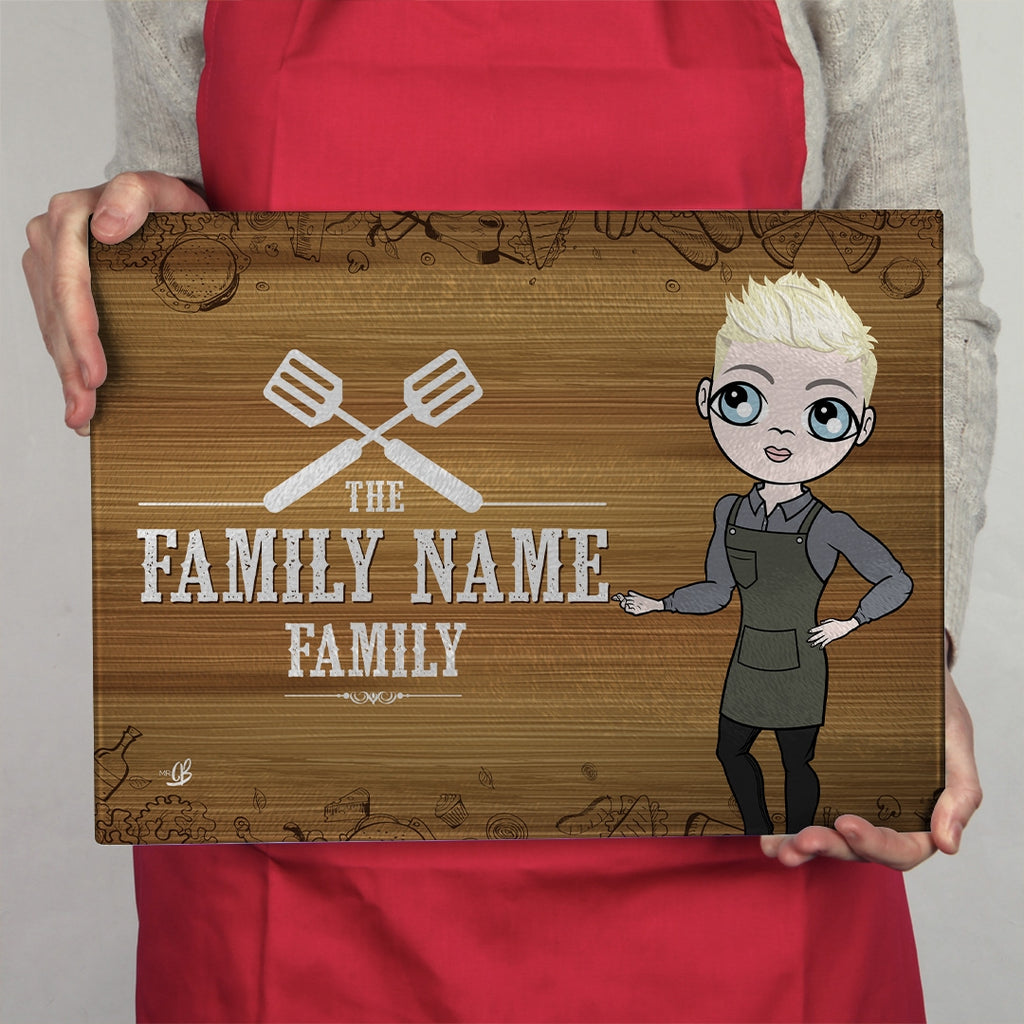 MrCB Glass Chopping Board - Family Name - Image 6
