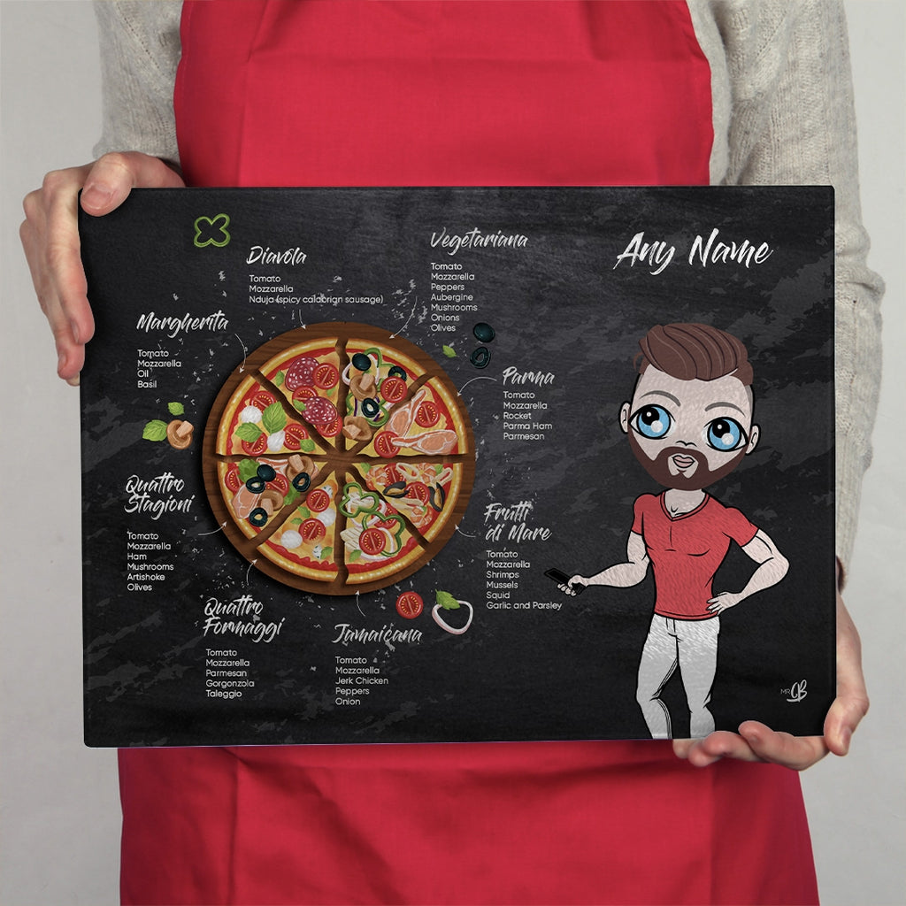 MrCB Glass Chopping Board - Pizza Selection - Image 5