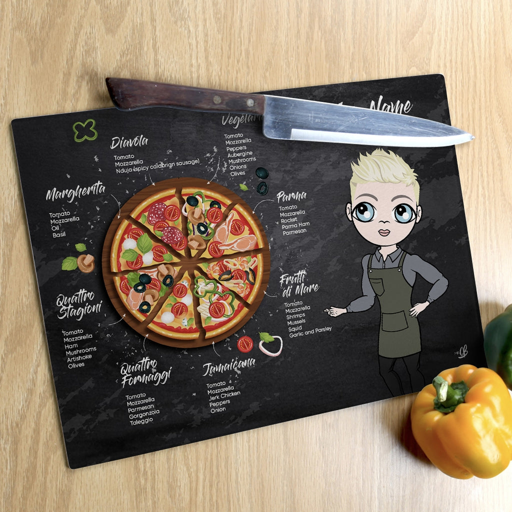 MrCB Glass Chopping Board - Pizza Selection - Image 6
