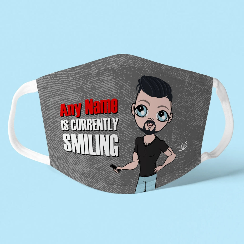 MrCB Personalised Smile Reusable Face Covering - Image 1