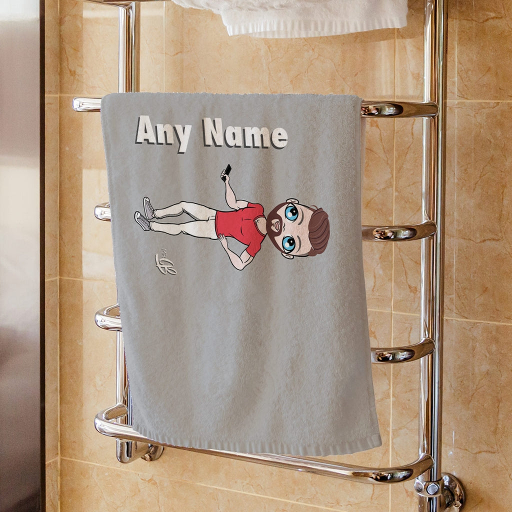 MrCB Grey Hand Towel - Image 1