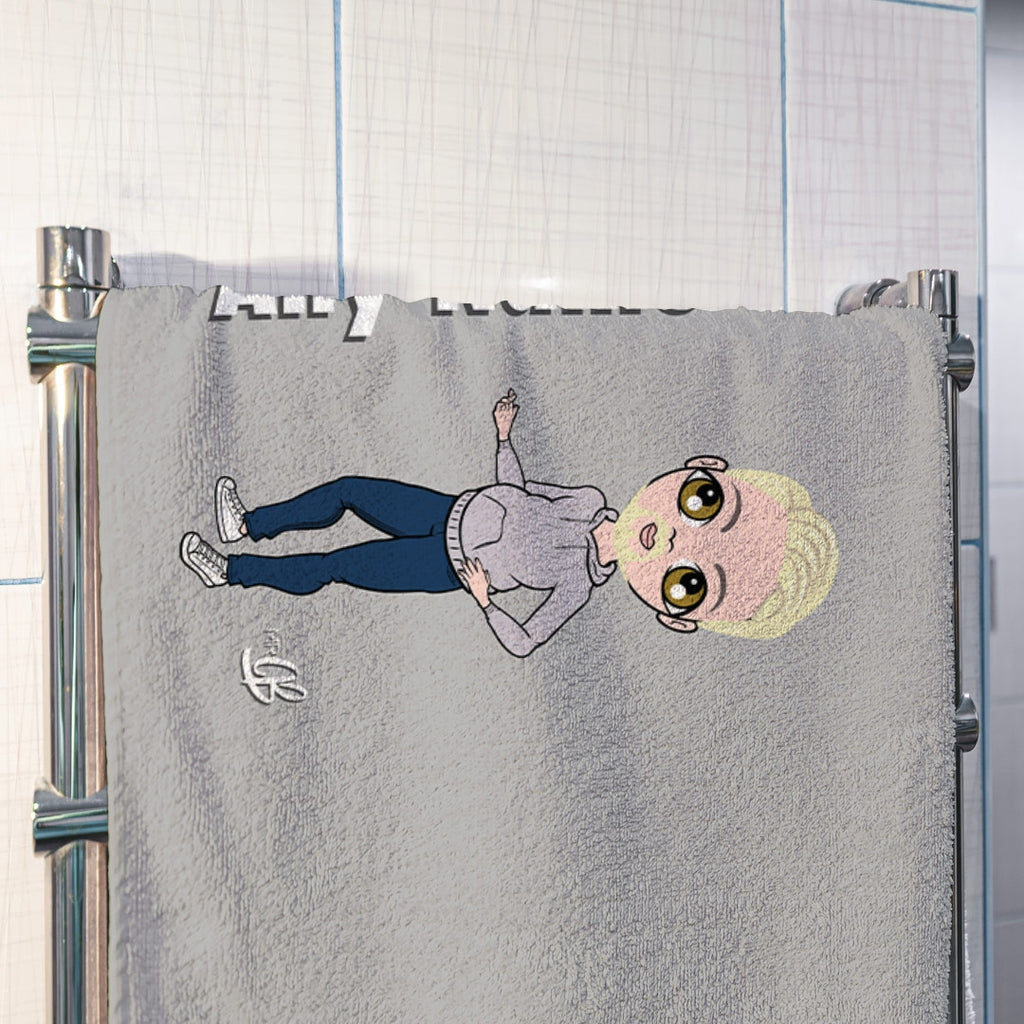 MrCB Grey Hand Towel - Image 4