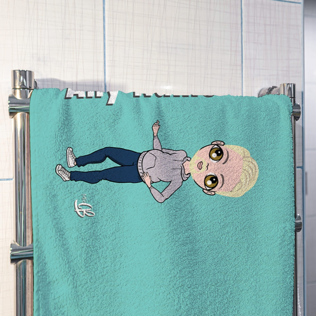 MrCB Turquiose Hand Towel - Image 4