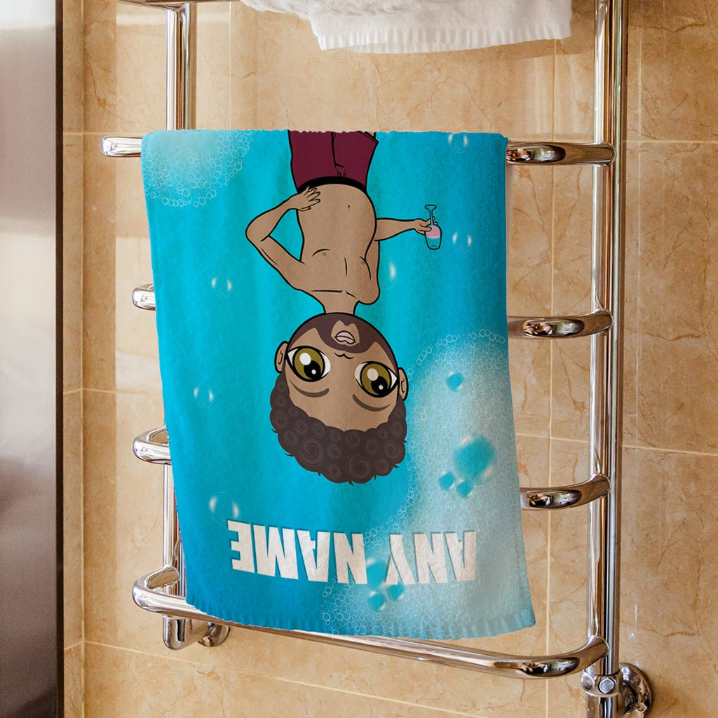 MrCB Soap Suds Hand Towel - Image 1