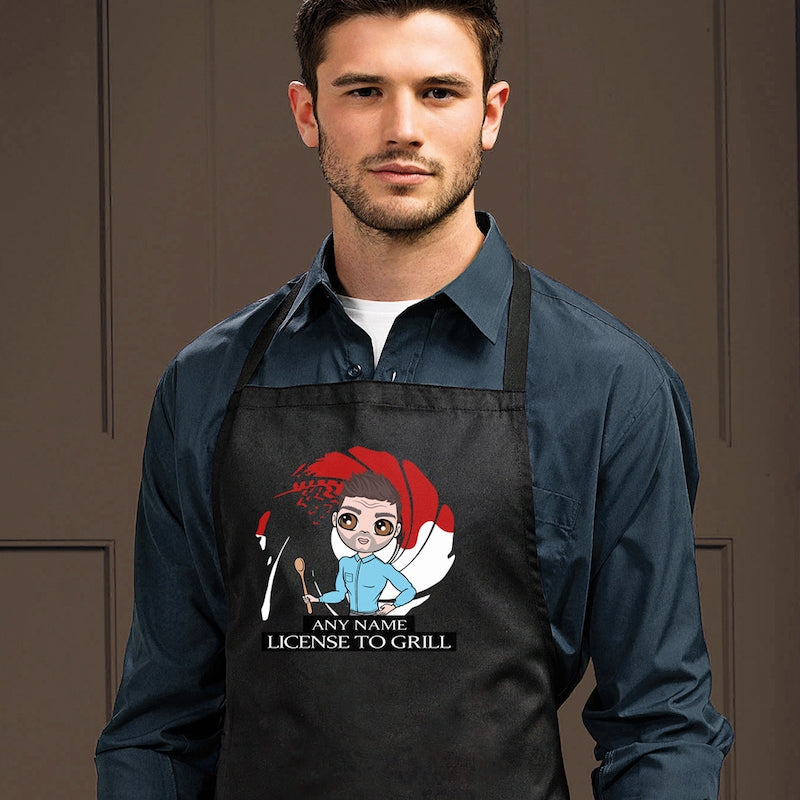 MrCB License To Grill Apron - Image 3