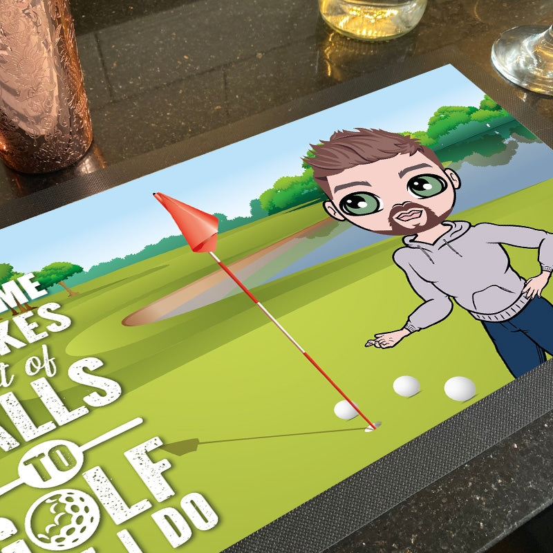 MrCB Personalised Golfing Rubber Bar Runner - Image 2