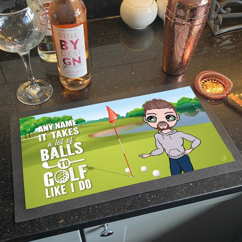 MrCB Personalised Golfing Rubber Bar Runner - Image 1