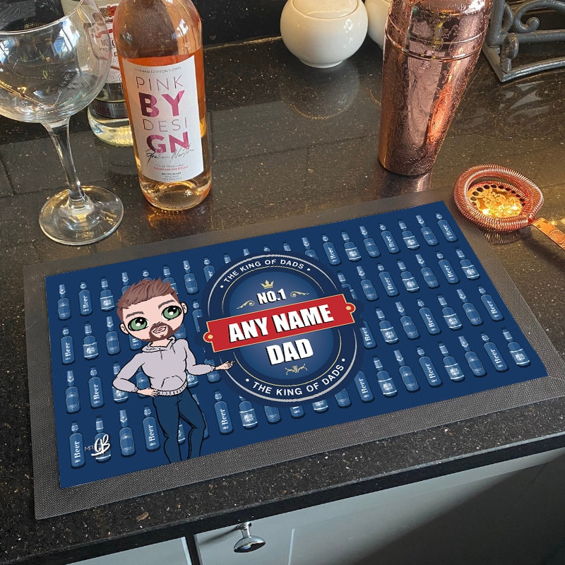 MrCB Personalised Number One Dad Rubber Bar Runner - Image 4