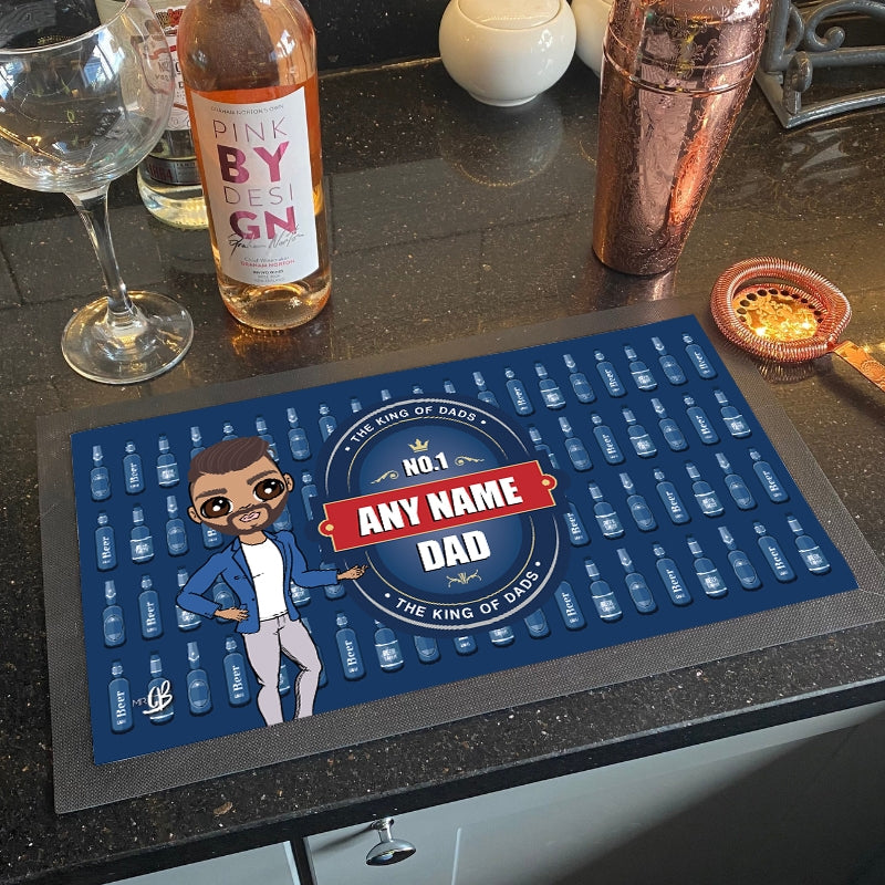 MrCB Personalised Number One Dad Rubber Bar Runner - Image 1