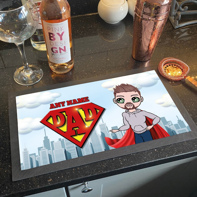 MrCB Personalised Super Dad Rubber Bar Runner - Image 5