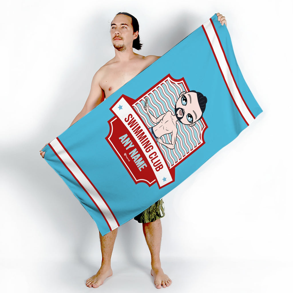 MrCB Personalised Emblem Swimming Towel - Image 3
