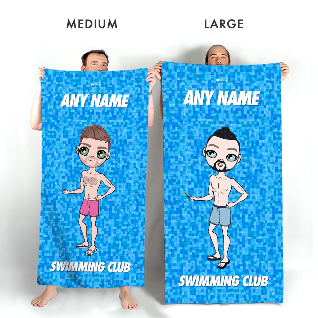 MrCB Personalised Pool Texture Swimming Towel - Image 5
