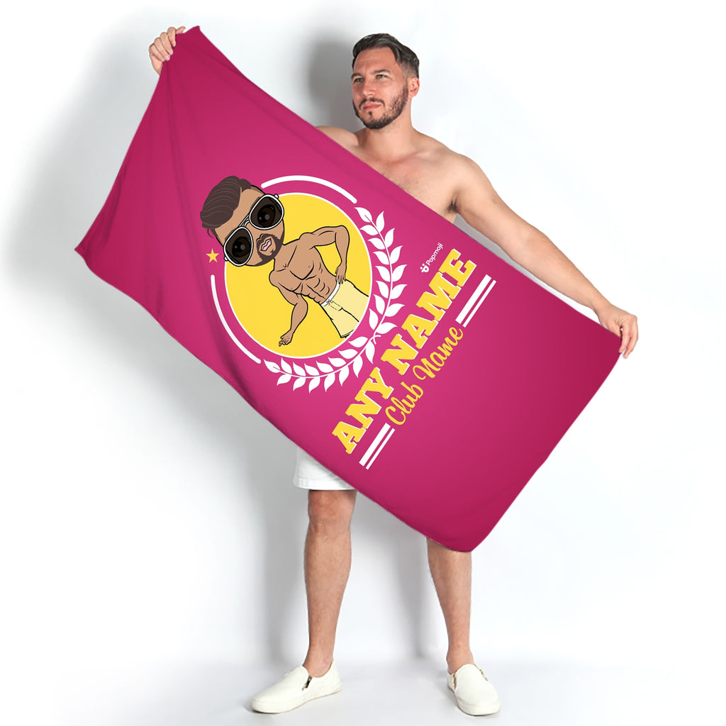 MrCB Personalised Varsity Swimming Towel - Image 3