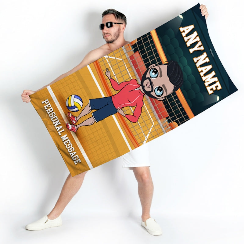 MrCB Personalised Volleyball Beach Towel - Image 1