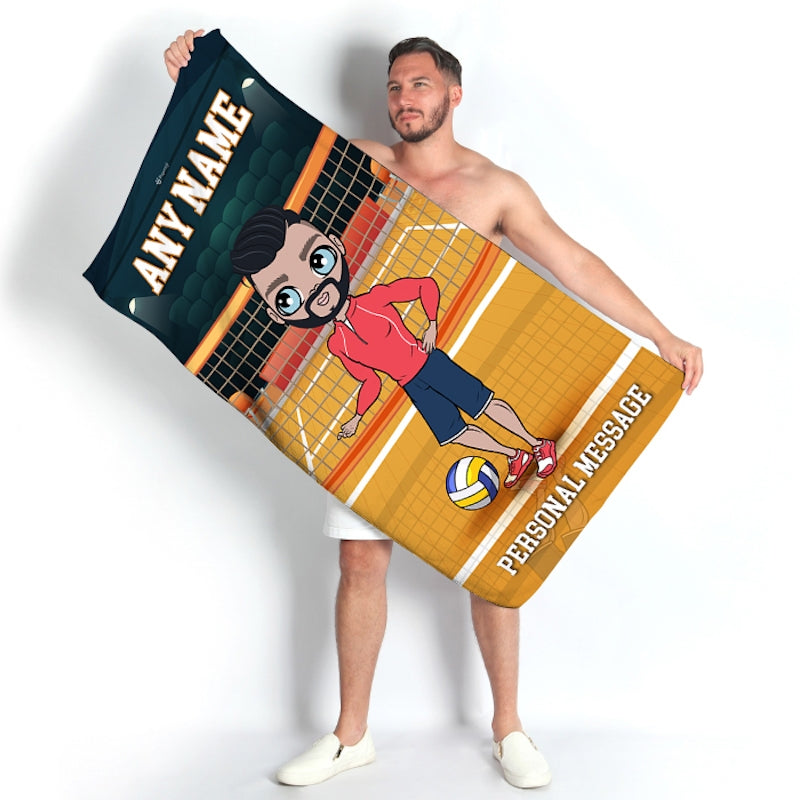 MrCB Personalised Volleyball Beach Towel - Image 3