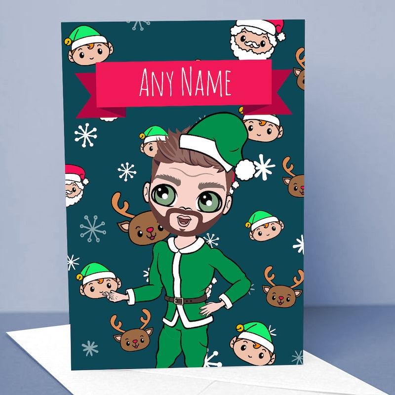 MrCB Cute Emojis Print Christmas Card - Image 4