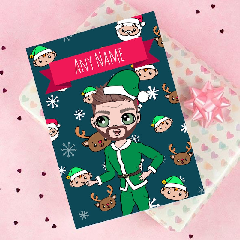 MrCB Cute Emojis Print Christmas Card - Image 3