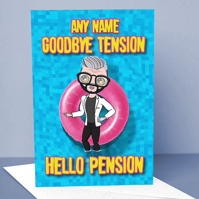 MrCB Goodbye Tension Hello Pension Card - Image 2
