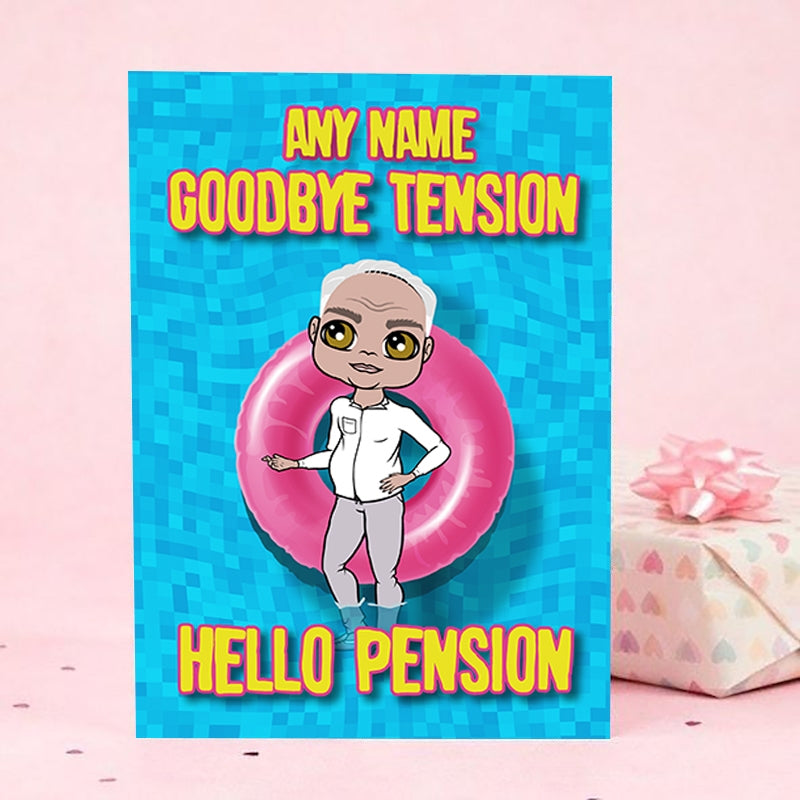 MrCB Goodbye Tension Hello Pension Card - Image 3